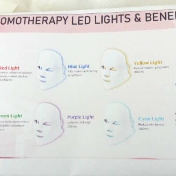 LED Face Mask With 7 Colors Model SP 1108 CORDLESS - Picture 6 of 8